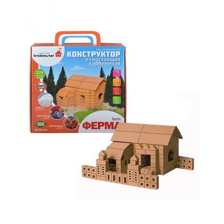 Конструктор-кирпичики Brickmaster &quot;Ферма&quot; арт.207 - фото 2