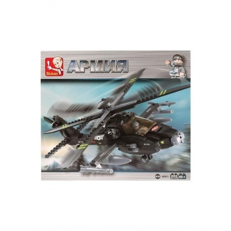 

Конструктор "Боевой вертолет" (293 детали) в коробке