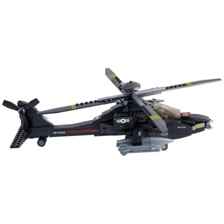 Конструктор &quot;Боевой вертолет&quot; (293 детали) в коробке - фото 4