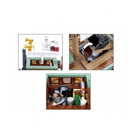 Конструктор "Рыболовная лодка" 610 деталей в коробке - фото 4