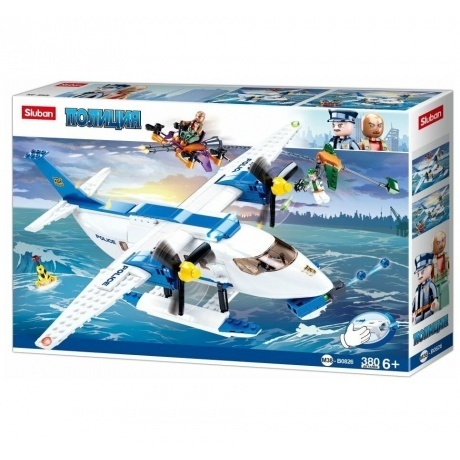 Конструктор "Полиция.Воздушное преследование" 380 деталей - фото 1