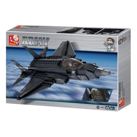 Конструктор "Истребитель" (252 детали) в коробке - фото 2