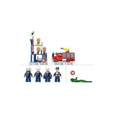 Конструктор "Тренировочный центр пожарников" (585 деталей) - фото 5