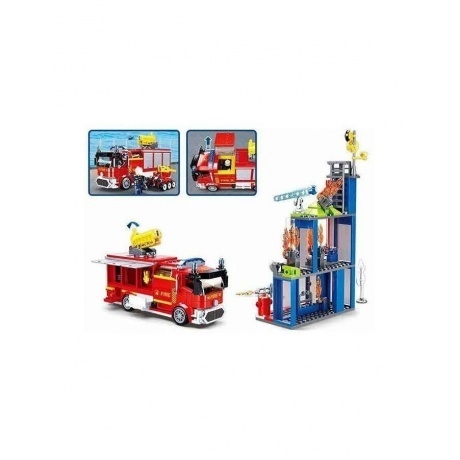 Конструктор "Тренировочный центр пожарников" (585 деталей) - фото 6
