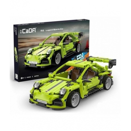 

Конструктор "Спортивный автомобиль" (387 деталей) в коробке