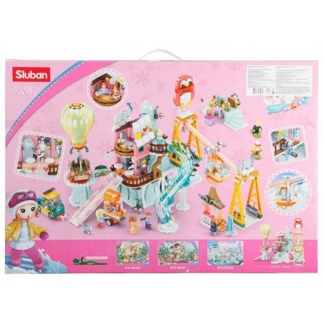 Конструктор "Лыжная площадка" (1065 деталей) в коробке - фото 3