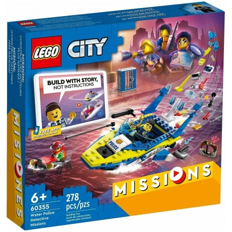 Конструктор LEGO City &quot;Детективные миссии водной полиции&quot; 60355 - фото 2