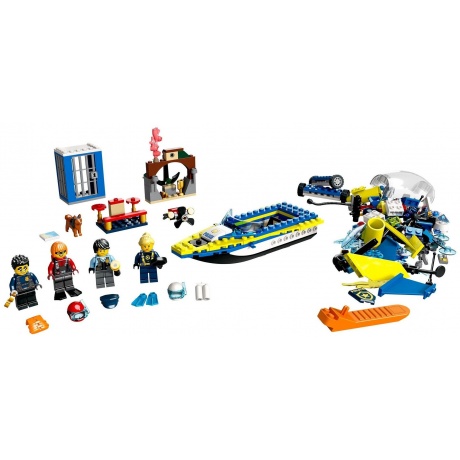Конструктор LEGO City &quot;Детективные миссии водной полиции&quot; 60355 - фото 4