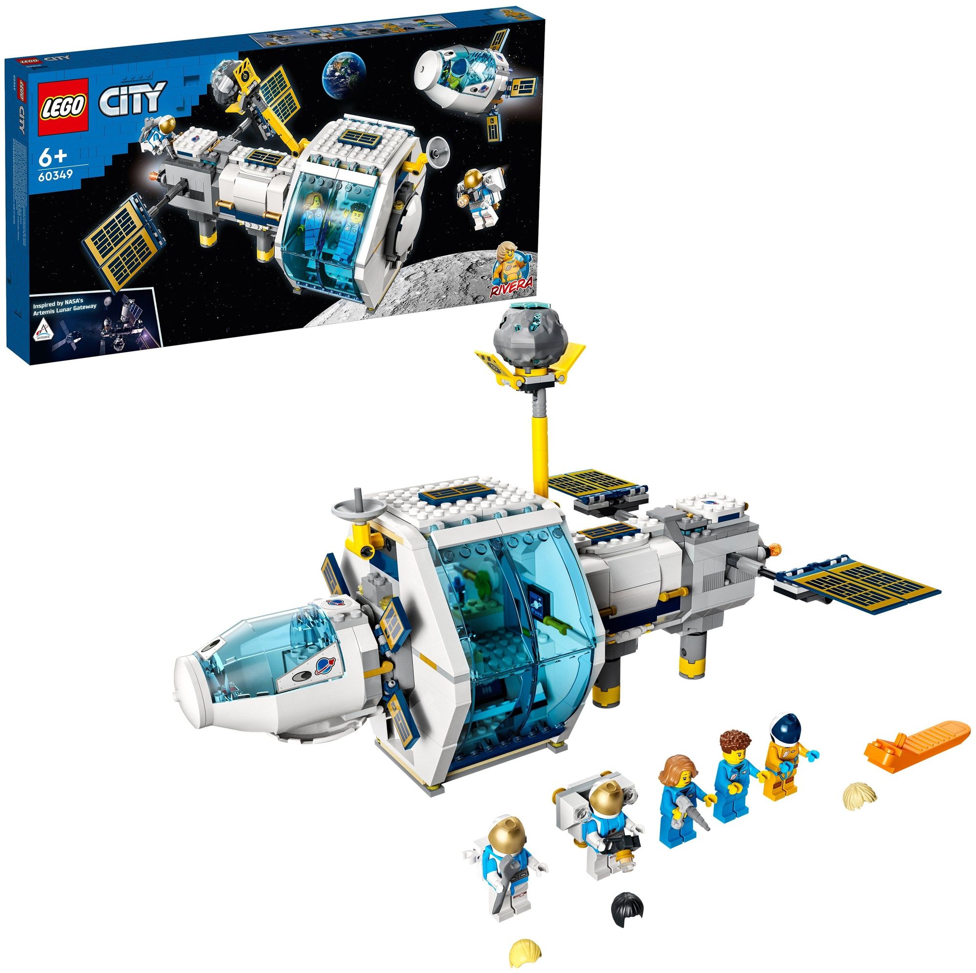 Конструктор LEGO City Лунная космическая станция 60349 конструктор lego friends космическая академия оливии 41713