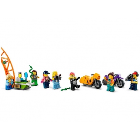 Конструктор LEGO City &quot;Трюковая арена «Двойная петля»&quot; 60339 - фото 5