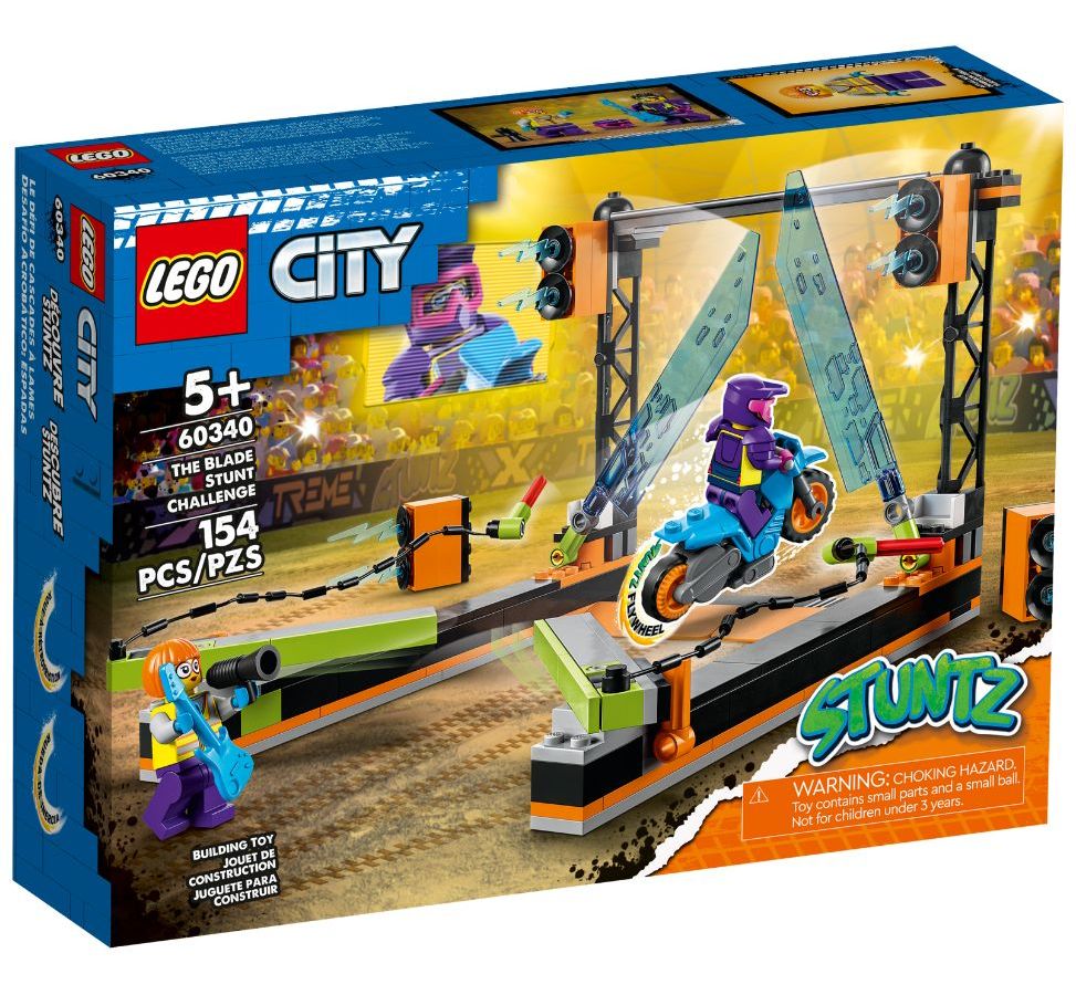 Конструктор LEGO City Трюковое испытание «Клинок» 60340 конструктор lego city трюковое испытание нокдаун 60341