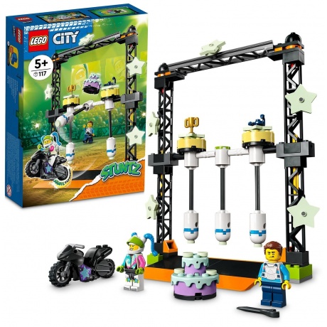 Конструктор LEGO City &quot;Трюковое испытание «Нокдаун»&quot; 60341 - фото 1
