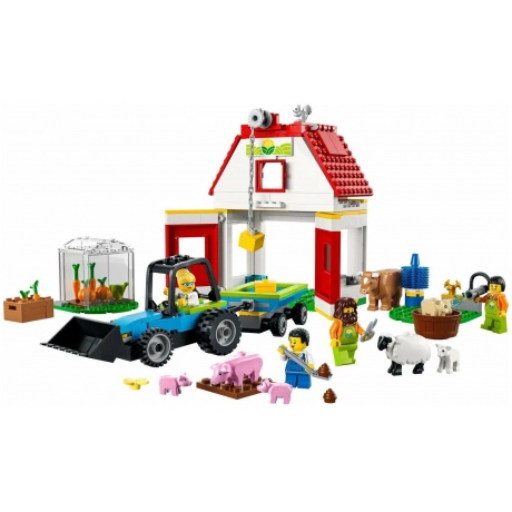 Конструктор LEGO City &quot;Ферма и амбар с животными&quot; 60346 - фото 4