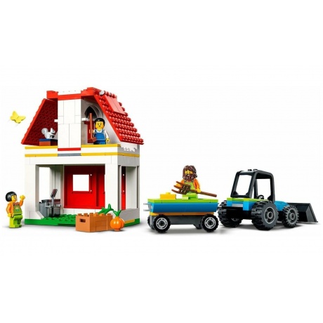 Конструктор LEGO City &quot;Ферма и амбар с животными&quot; 60346 - фото 6