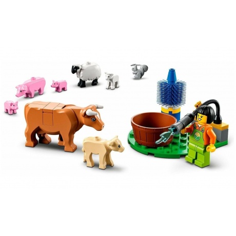 Конструктор LEGO City &quot;Ферма и амбар с животными&quot; 60346 - фото 7
