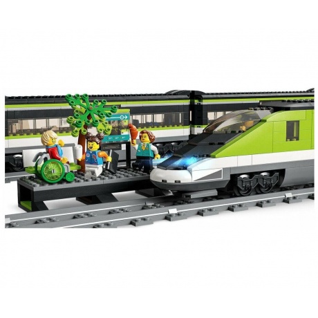 Конструктор LEGO City Пассажирский поезд-экспресс 60337 - фото 8
