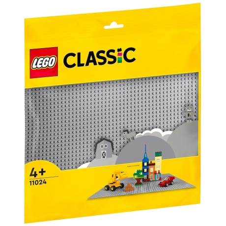 Конструктор Lego Classic &quot;Серая базовая пластина&quot; 11024 - фото 9