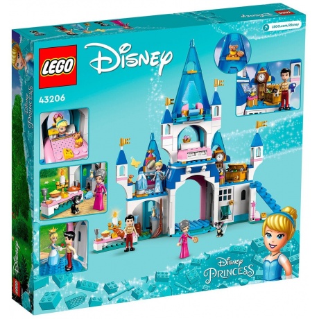 Конструктор LEGO Disney Princess &quot;Замок Золушки и Прекрасного принца&quot; 43206 - фото 3