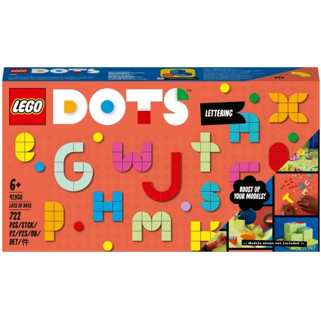 Конструктор LEGO DOTs &quot;Большой набор бирок для сумок: буквы&quot; 41950 - фото 1