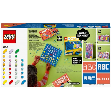 Конструктор LEGO DOTs &quot;Большой набор бирок для сумок: буквы&quot; 41950 - фото 2
