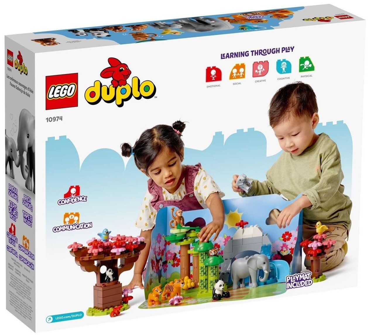 Конструктор LEGO DUPLO "Дикие животные Азии" 10974 - фото 3