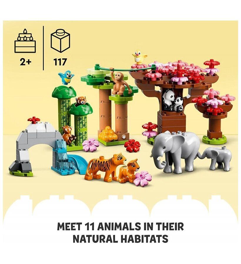 Конструктор LEGO DUPLO "Дикие животные Азии" 10974 - фото 8