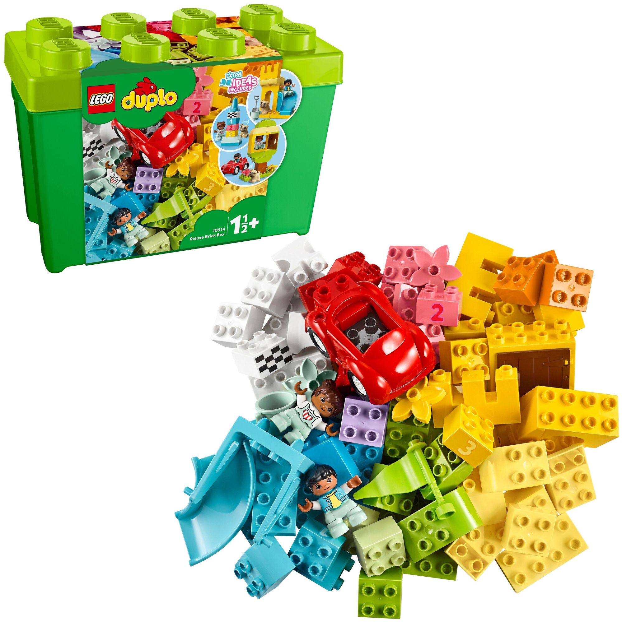 Конструктор LEGO DUPLO Classic Большая коробка с кубиками 10914 конструктор lego duplo 10956 парк приключений