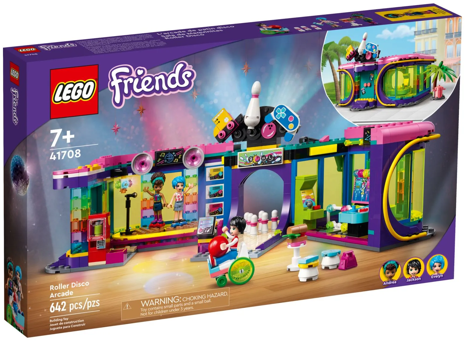 Конструктор LEGO Friends "Диско-аркада для роллеров" 41708 - фото 2