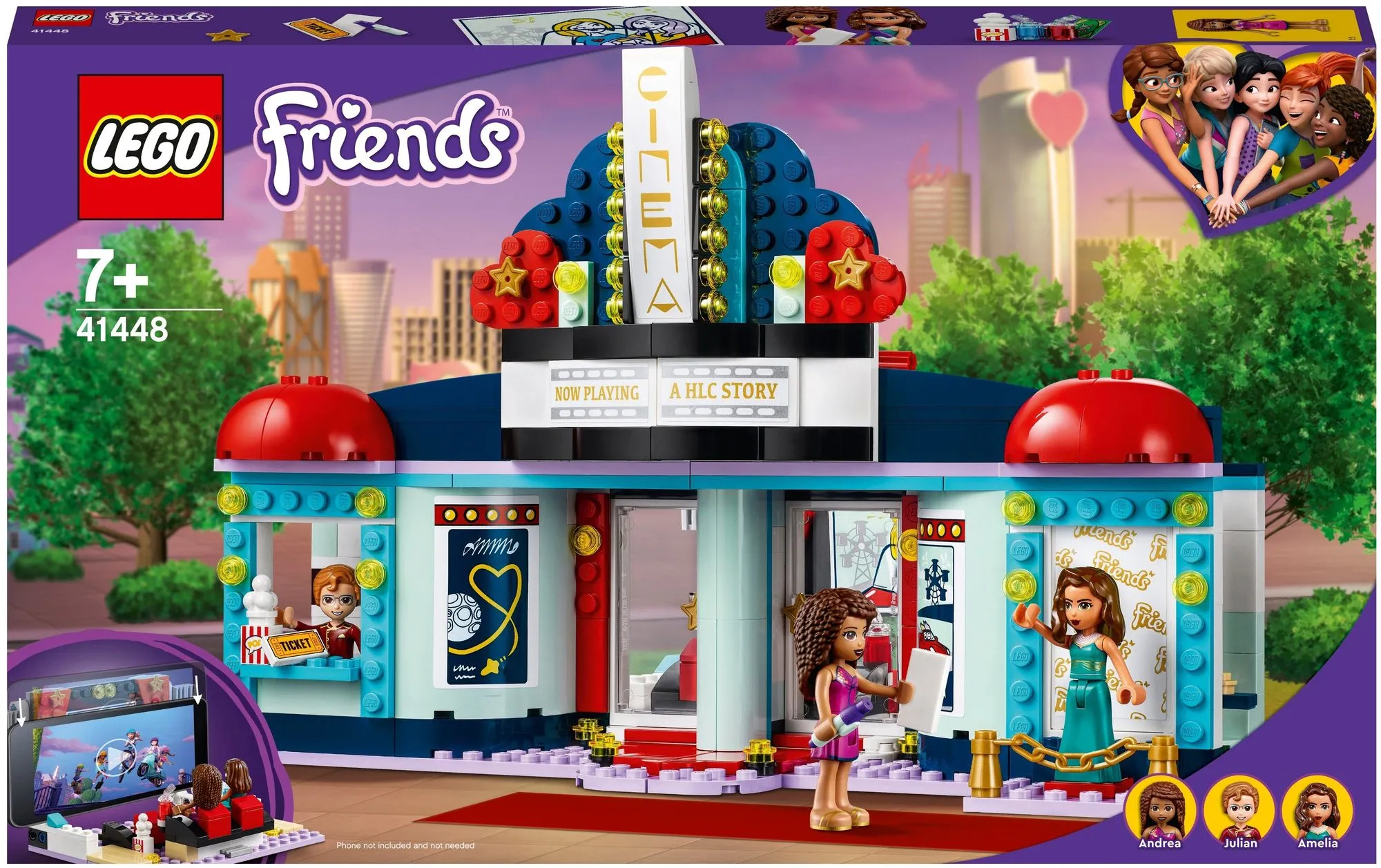 Конструктор LEGO Friends "Кинотеатр Хартлейк-Сити" 41448 - фото 2