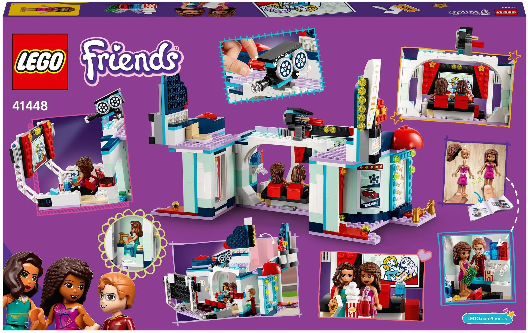 Конструктор LEGO Friends "Кинотеатр Хартлейк-Сити" 41448 - фото 3