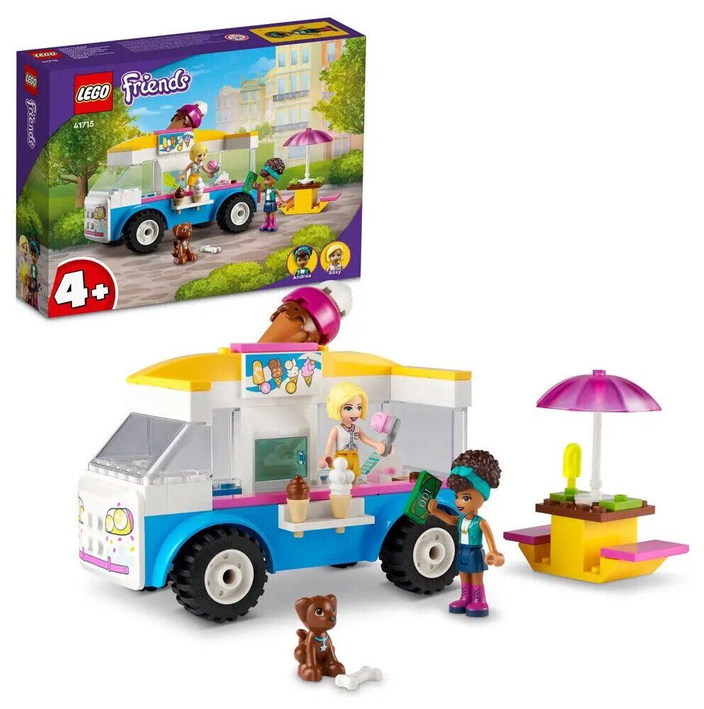 цена Конструктор LEGO Friends Фургон с мороженым 41715