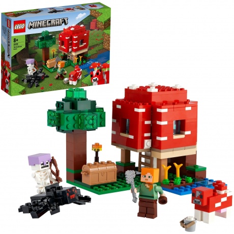 Конструктор LEGO Minecraft &quot;Грибной дом&quot; 21179 - фото 1