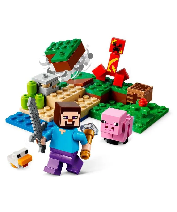 Конструктор LEGO Minecraft "Засада Крипера" 21177 - фото 1