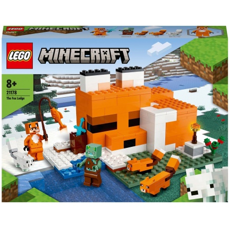 Конструктор LEGO Minecraft "Лисья хижина" 21178 - фото 2