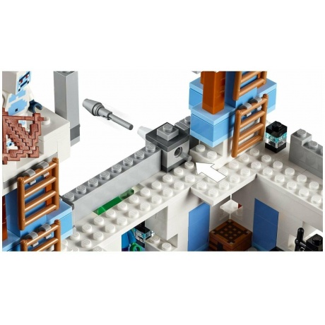 Конструктор LEGO Minecraft Ледяной замок 21186 - фото 3