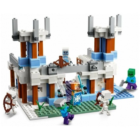 Конструктор LEGO Minecraft Ледяной замок 21186 - фото 7