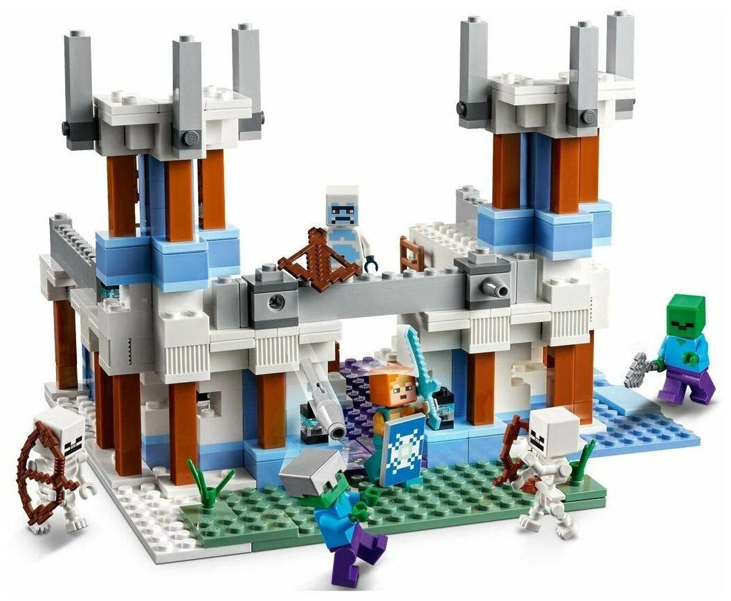 Конструктор LEGO Minecraft Ледяной замок 21186 - фото 7
