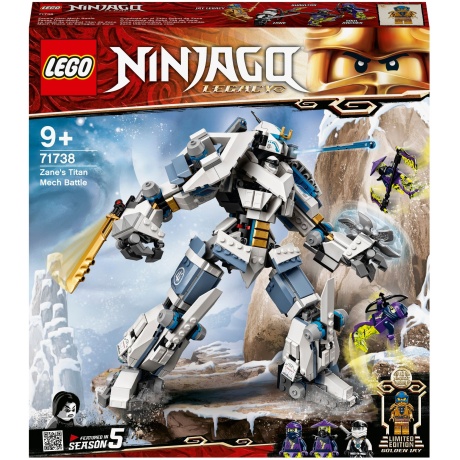 Конструктор LEGO Ninjago &quot;Битва с роботом Зейна&quot; 71738 - фото 1