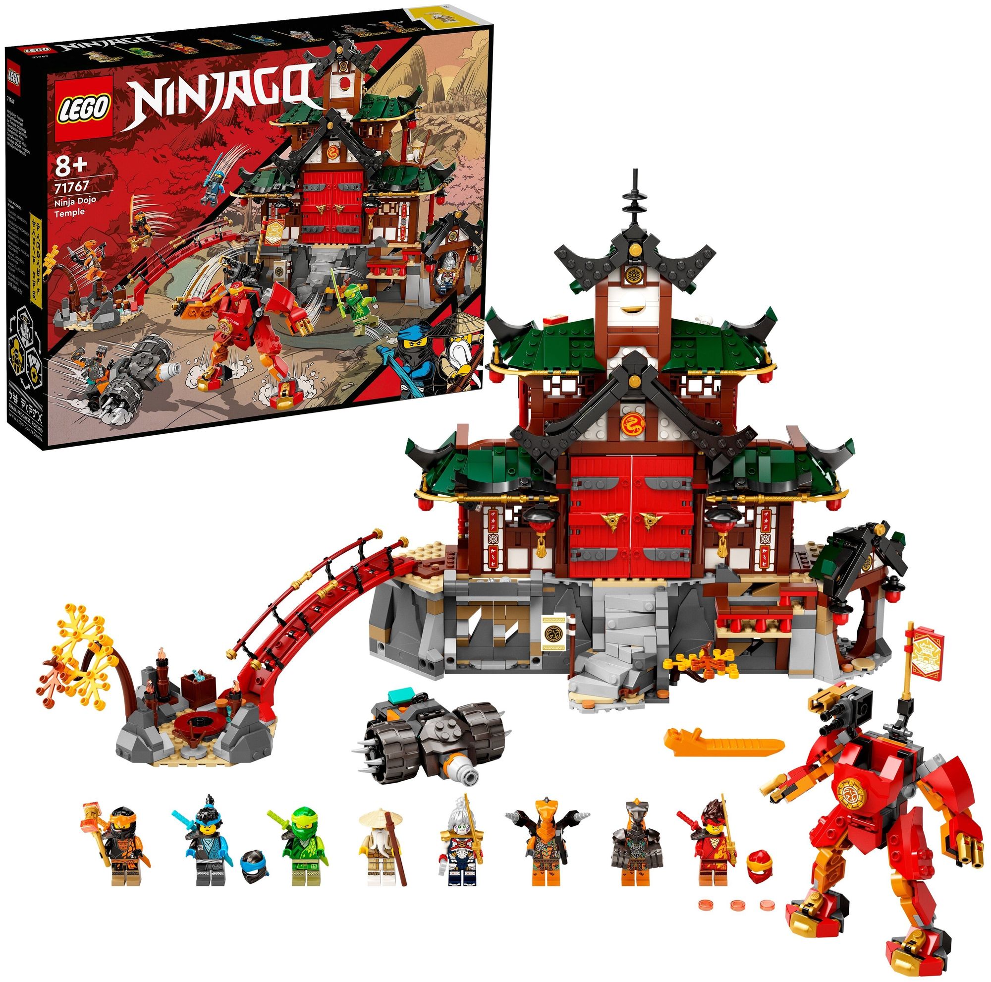 Конструктор LEGO Ninjago Храм-додзё ниндзя 71767 конструктор lego ninjago 70663 ния и ву мастер кружитцу