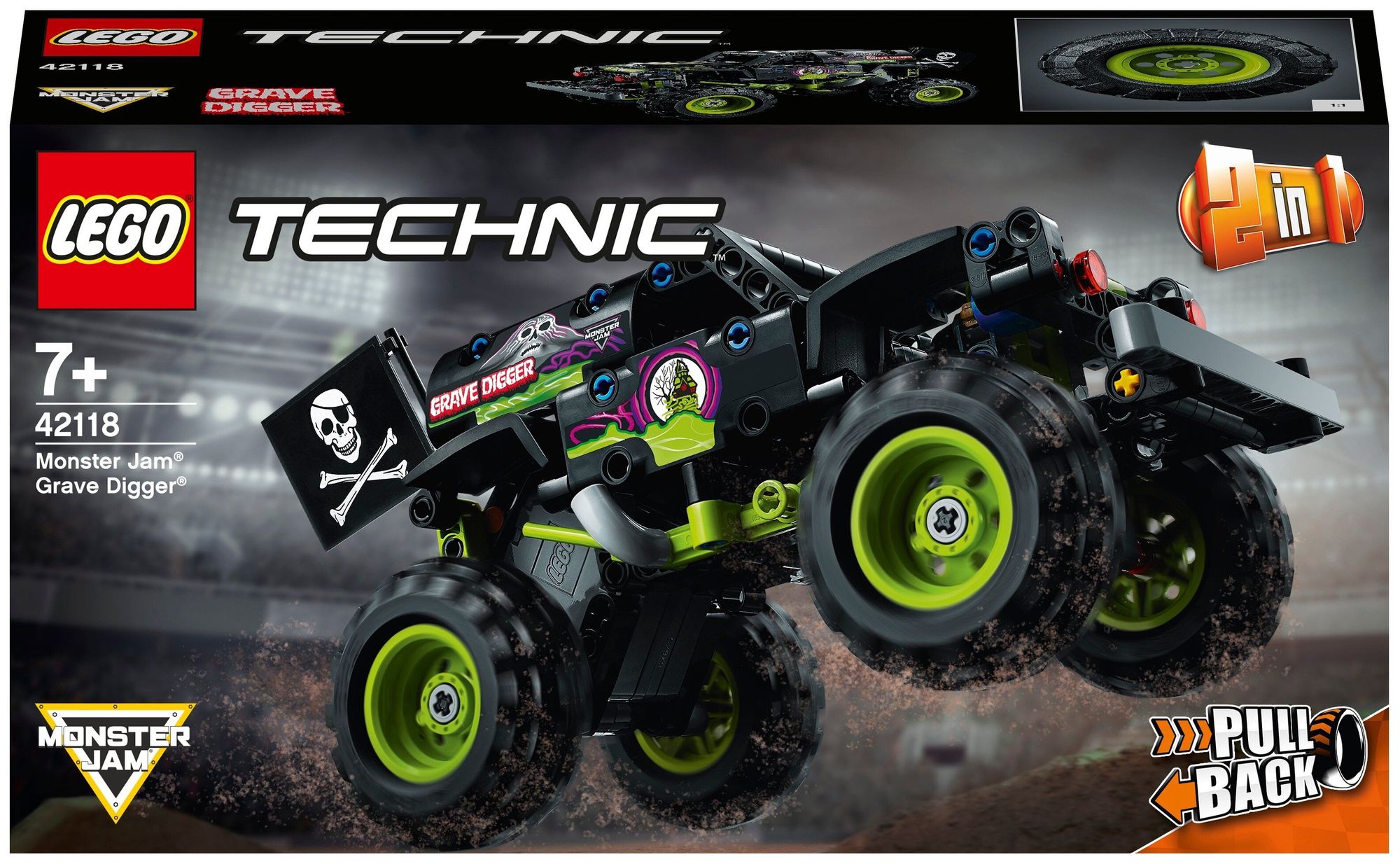 Конструктор LEGO Technic "Monster Jam Grave Digger" 42118 - фото 1