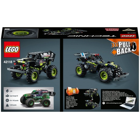 Конструктор LEGO Technic "Monster Jam Grave Digger" 42118 - фото 2
