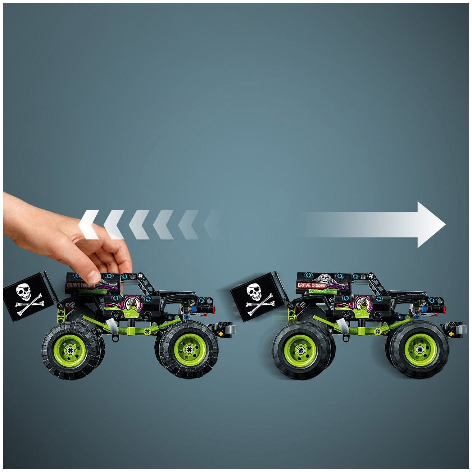 Конструктор LEGO Technic "Monster Jam Grave Digger" 42118 - фото 5