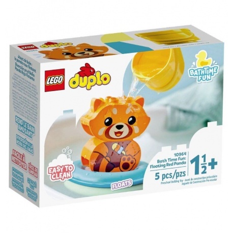 Конструктор Lego Duplo Приключения в ванной: Красная панда на плоту (10964) - фото 6