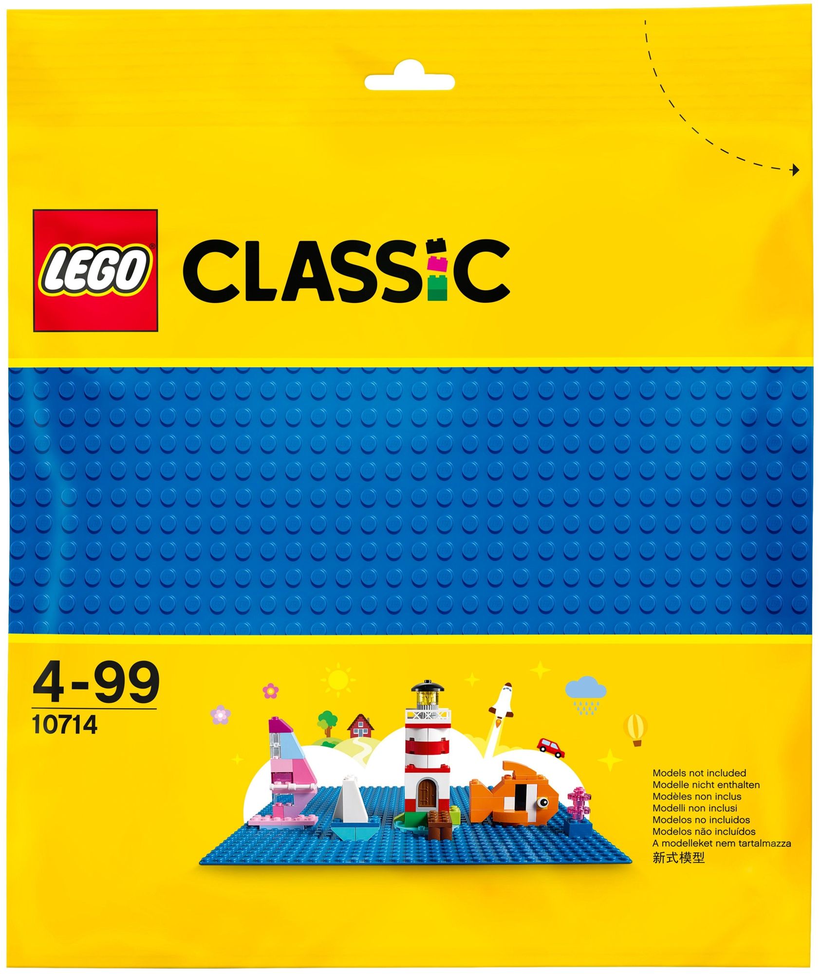 Конструктор LEGO 10714 Classic Blue Baseplate (Синяя опорная плита) - фото 1