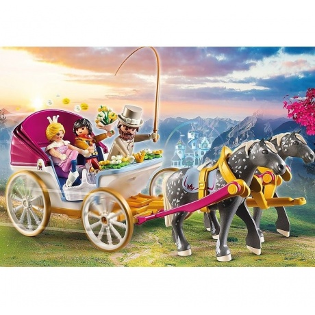 Playmobil  70449 Horse-Drawn Carriage (Конный экипаж королевской пары) - фото 3