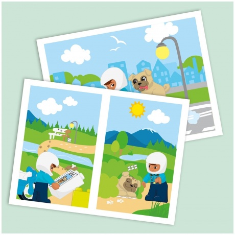 Конструктор LEGO 10967 Duplo Police Motorcycle (Полицейский мотоцикл) - фото 7