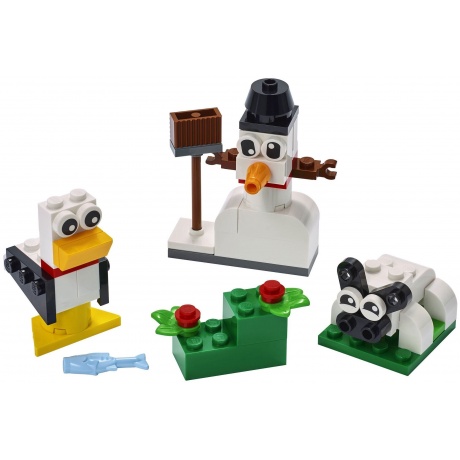 Конструктор LEGO 11012 Classic Creative White Bricks (Креативные Белые Кирпичи) - фото 6