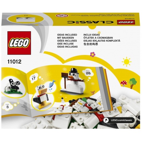 Конструктор LEGO 11012 Classic Creative White Bricks (Креативные Белые Кирпичи) - фото 3