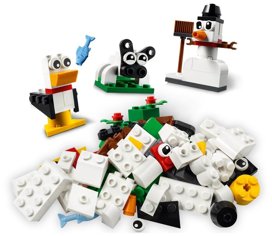 Конструктор LEGO 11012 Classic Creative White Bricks (Креативные Белые Кирпичи)