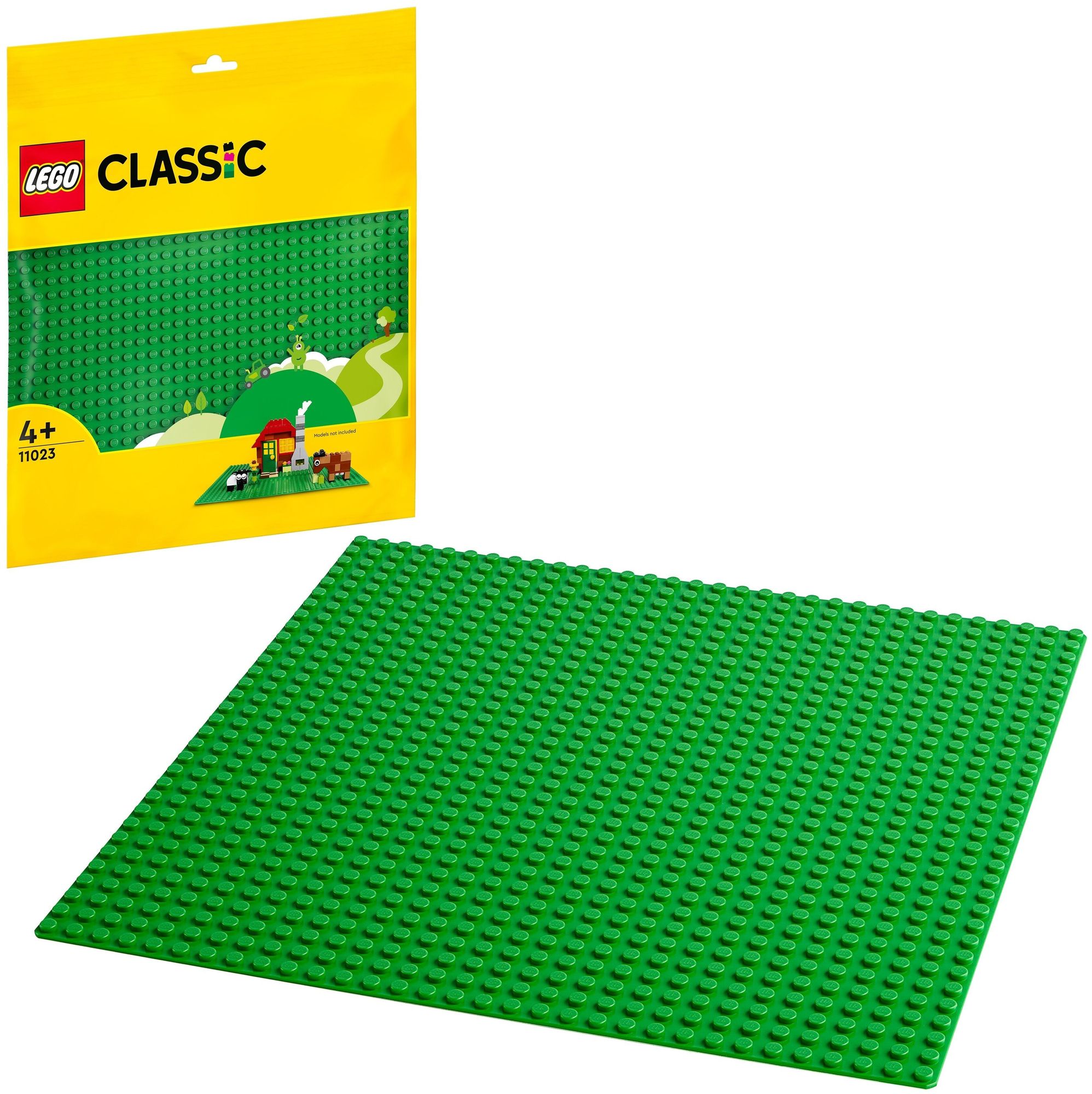 Конструктор LEGO 11023 Classic Green Baseplate (Зелёная базовая пластина) - фото 1